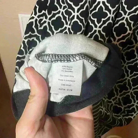 Talbots black and white dress size 14 - Picture 7 of 7